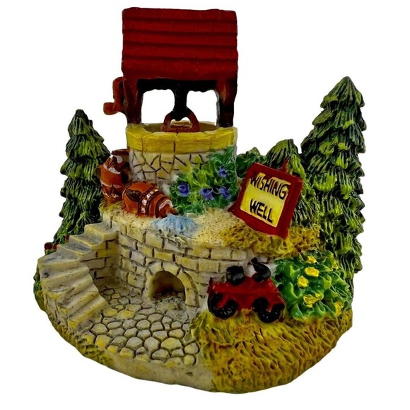 VTG Liberty Falls Red‎ Rudder Antiques Wishing Well Americana Collection 1996 - Picture 3 of 12